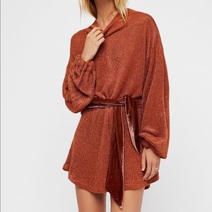 Free People Fete Sweater Dress XS